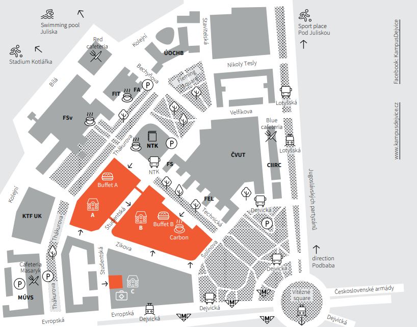 ◳ Mapa campusu (jpg) → (originál)